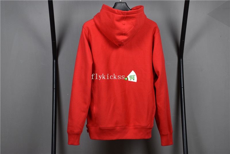 supreme red on blue box logo